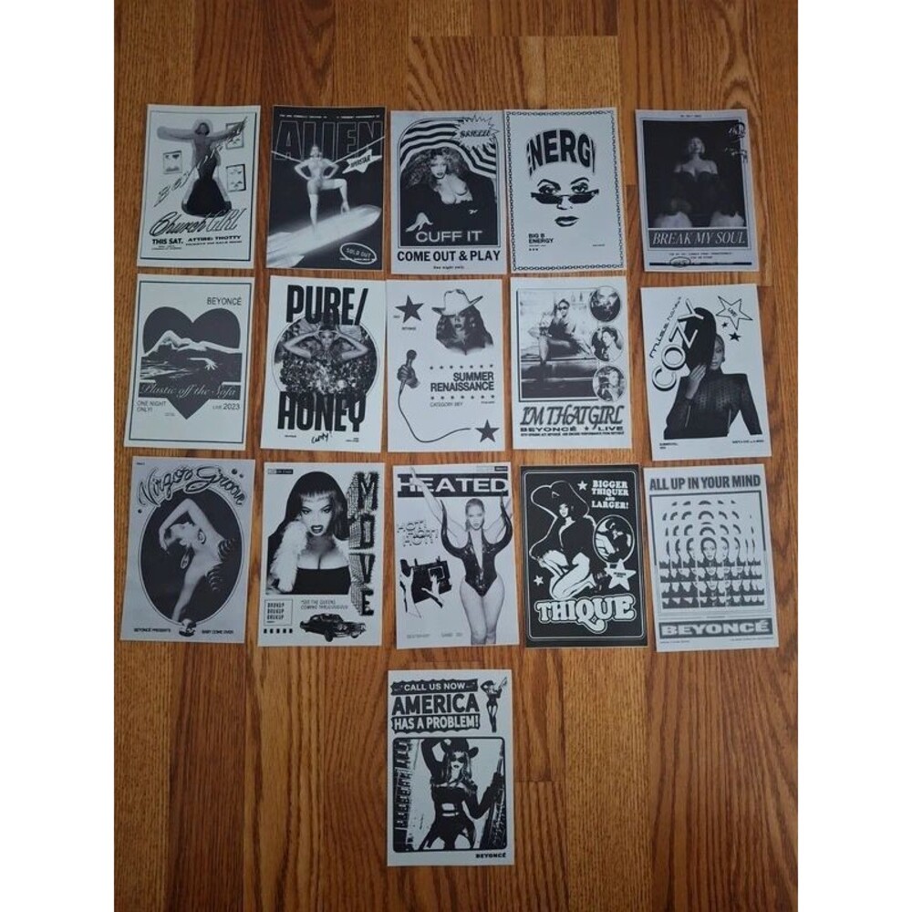 Beyonce Renaissance World tour 4×6 sticker pack